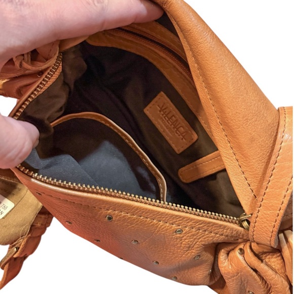 Vilenca Holland Leather Studded Crossbody Bag - Picture 6 of 6